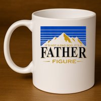 Mens It's Not A DAD BOD It's A Father Figure Funny DAD Drink Beer 11oz C Handle Ceramic Mug