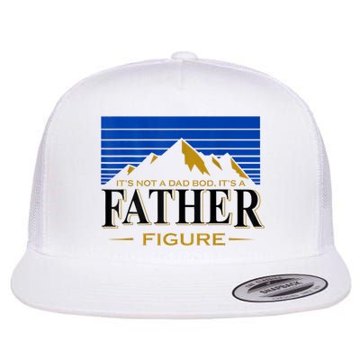Mens It's Not A DAD BOD It's A Father Figure Funny DAD Drink Beer Flatbill Hat