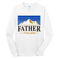 Mens It's Not A DAD BOD It's A Father Figure Funny DAD Drink Beer Tall Long Sleeve T-Shirt
