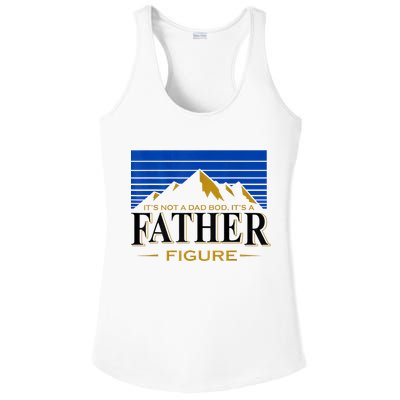 Mens It's Not A DAD BOD It's A Father Figure Funny DAD Drink Beer Ladies PosiCharge Competitor Racerback Tank