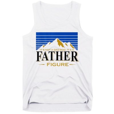 Mens It's Not A DAD BOD It's A Father Figure Funny DAD Drink Beer Tank Top