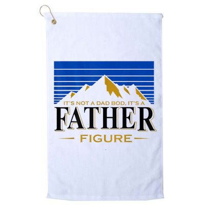 Mens It's Not A DAD BOD It's A Father Figure Funny DAD Drink Beer Golf Towel