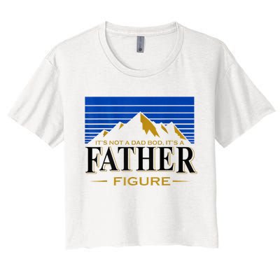 Mens It's Not A DAD BOD It's A Father Figure Funny DAD Drink Beer Crop Top