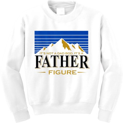 Mens It's Not A DAD BOD It's A Father Figure Funny DAD Drink Beer Kids Sweatshirt