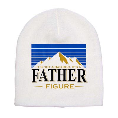 Mens It's Not A DAD BOD It's A Father Figure Funny DAD Drink Beer Short Acrylic Beanie