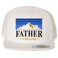 Mens It's Not A DAD BOD It's A Father Figure Funny DAD Drink Beer Wool Snapback Cap