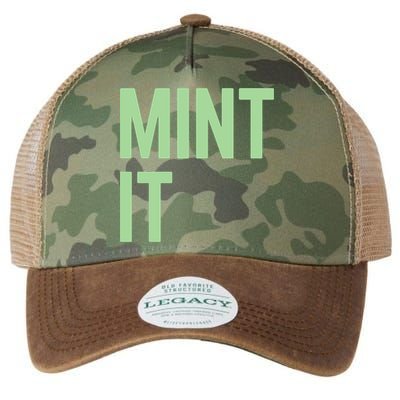 Mint It NFT Funny Crypto Currency Legacy Tie Dye Trucker Hat