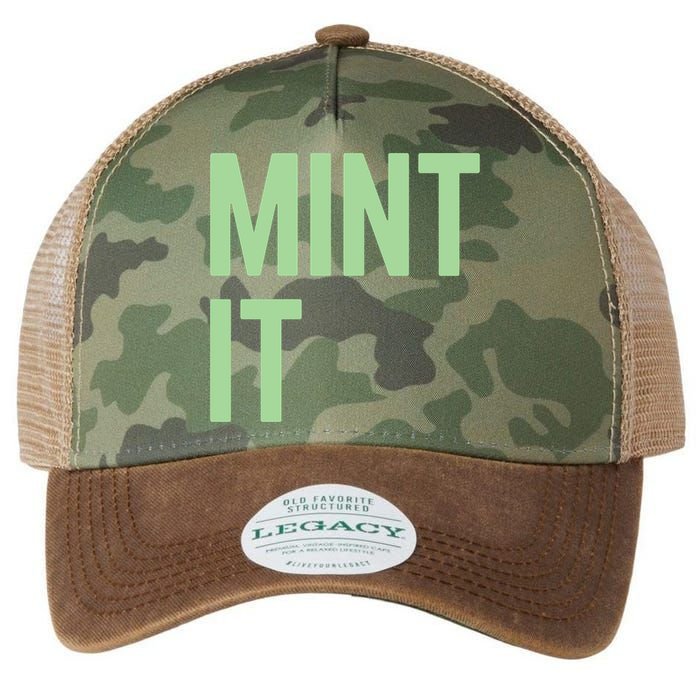 Mint It NFT Funny Crypto Currency Legacy Tie Dye Trucker Hat