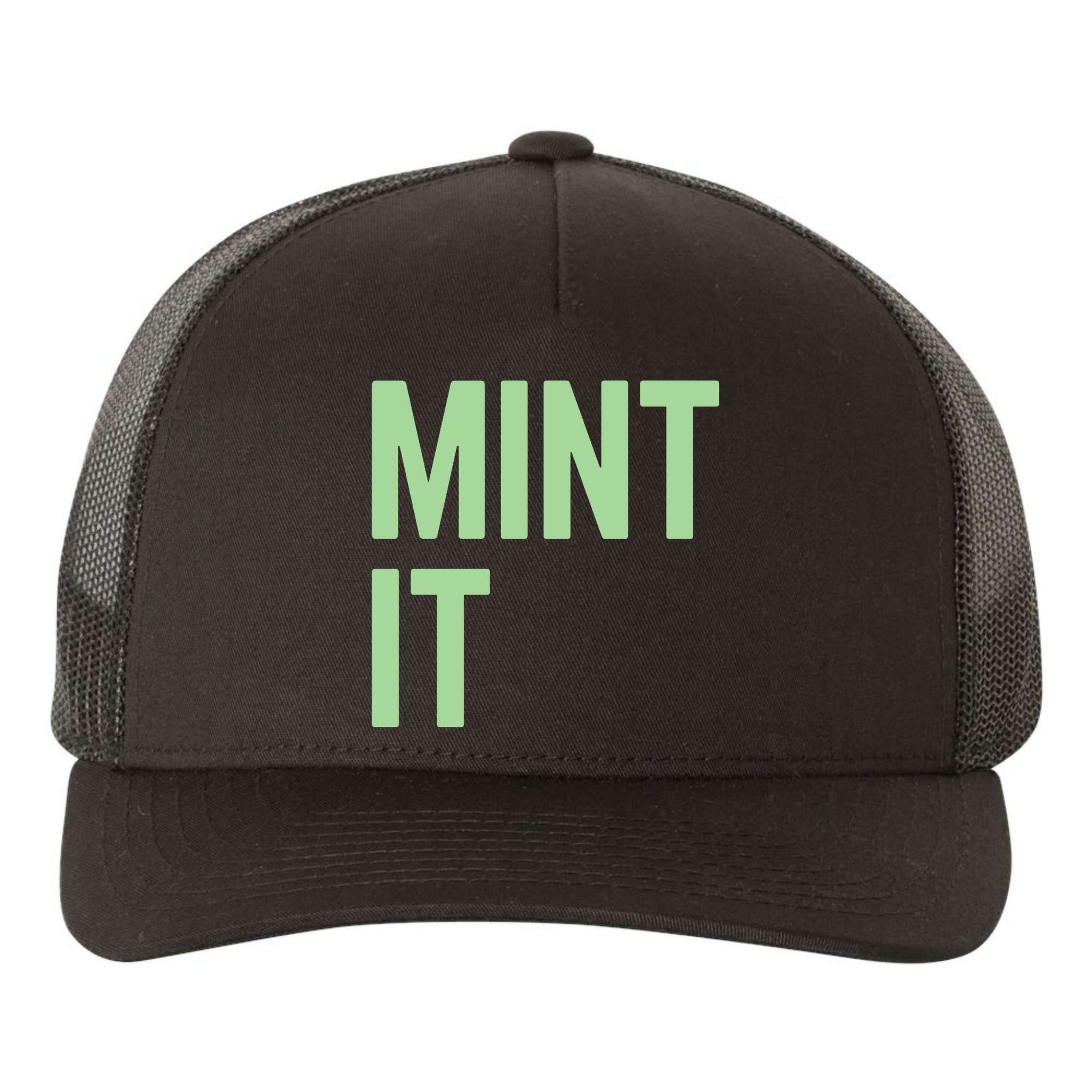 Mint It NFT Funny Crypto Currency Yupoong Adult 5-Panel Trucker Hat