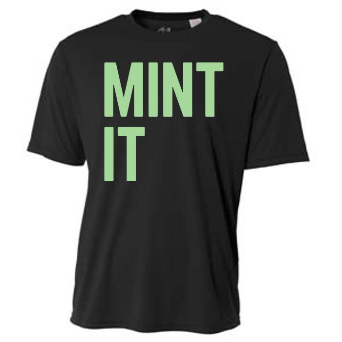 Mint It NFT Funny Crypto Currency Cooling Performance Crew T-Shirt