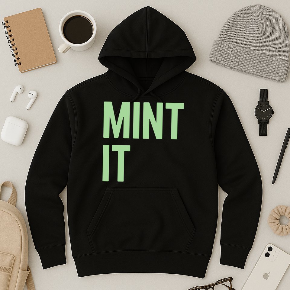 Mint It NFT Funny Crypto Currency Hoodie