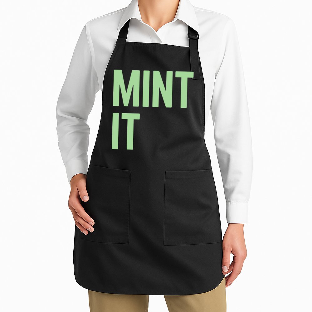 Mint It NFT Funny Crypto Currency Apron