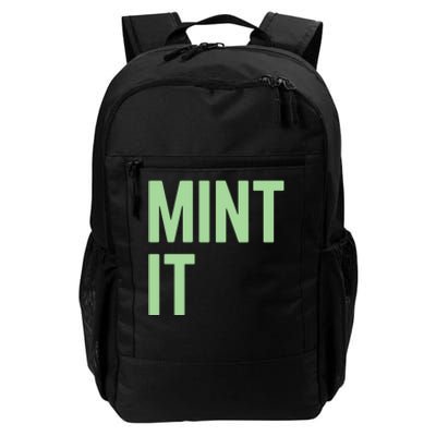 Mint It NFT Funny Crypto Currency Daily Commute Backpack