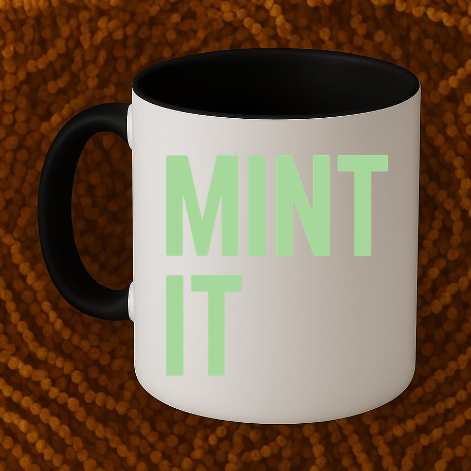 Mint It NFT Funny Crypto Currency Mug
