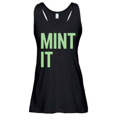 Mint It NFT Funny Crypto Currency Ladies Essential Flowy Tank