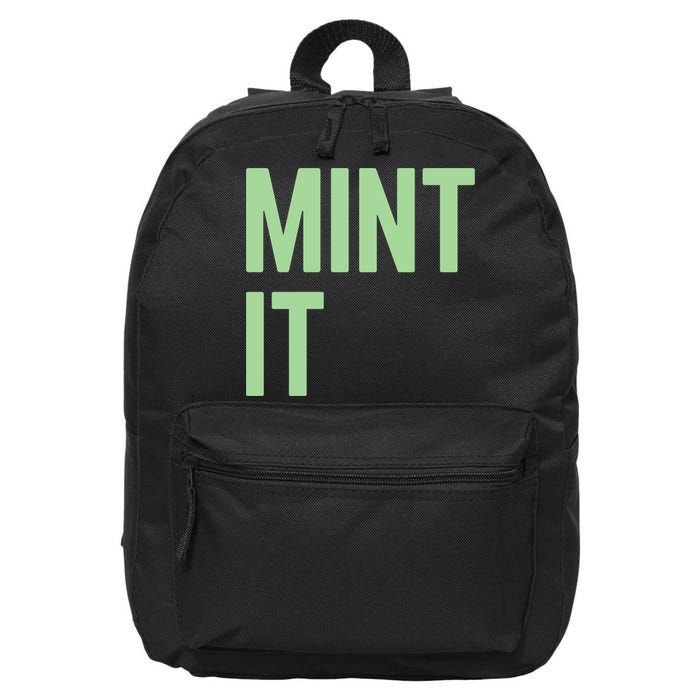 Mint It NFT Funny Crypto Currency 16 in Basic Backpack