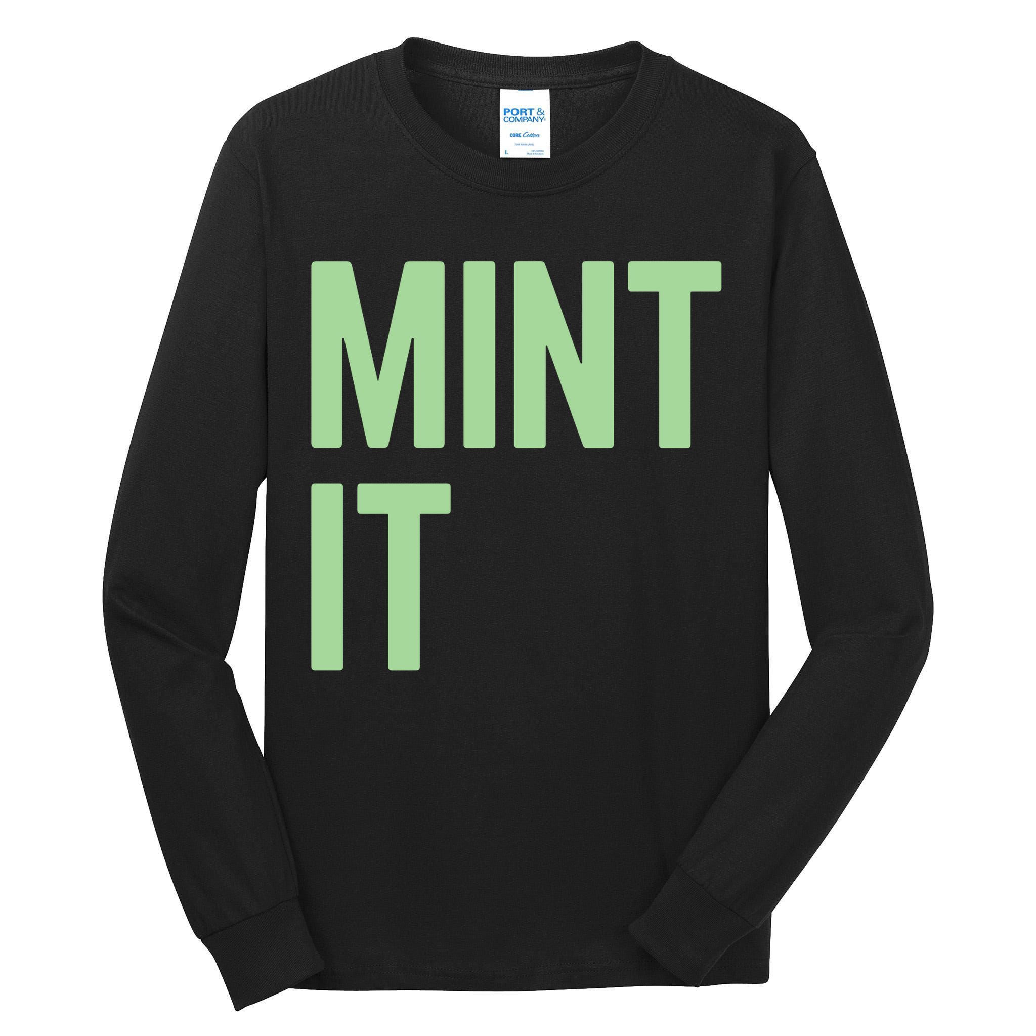 Mint It NFT Funny Crypto Currency Tall Long Sleeve T-Shirt