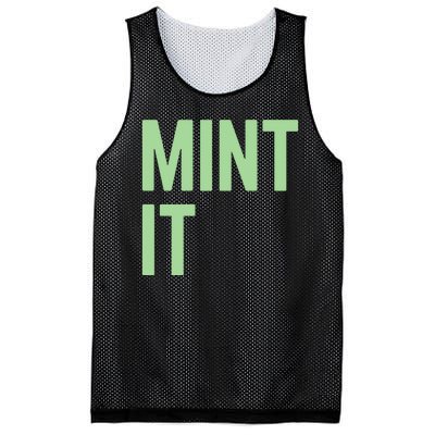 Mint It NFT Funny Crypto Currency Mesh Reversible Basketball Jersey Tank