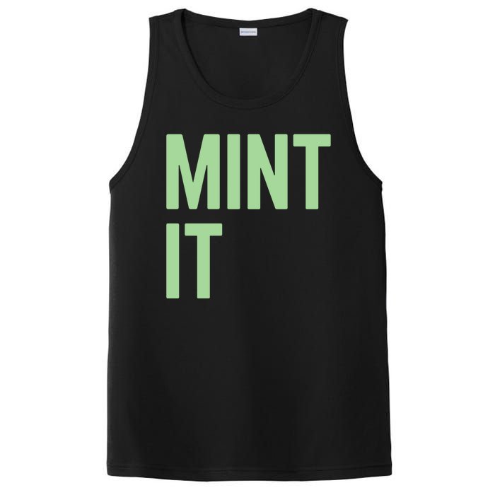 Mint It NFT Funny Crypto Currency PosiCharge Competitor Tank