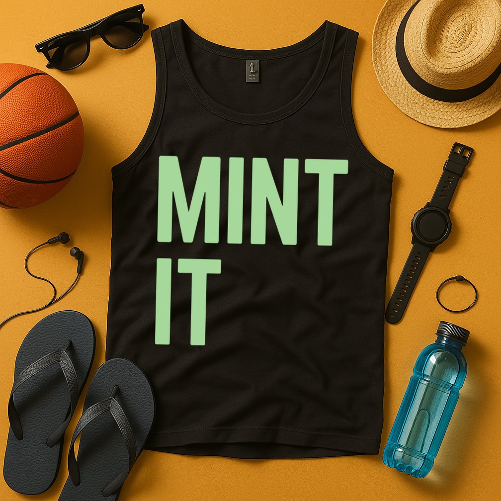 Mint It NFT Funny Crypto Currency Tank Top