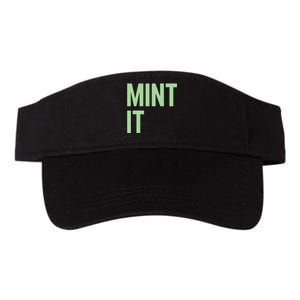 Mint It NFT Funny Crypto Currency Valucap Bio-Washed Visor