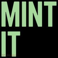 Mint It NFT Funny Crypto Currency Cropped Pullover Crew