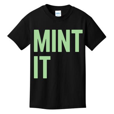 Mint It NFT Funny Crypto Currency Kids T-Shirt
