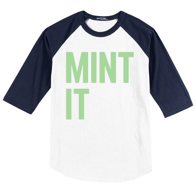 Mint It NFT Funny Crypto Currency Baseball Sleeve Shirt