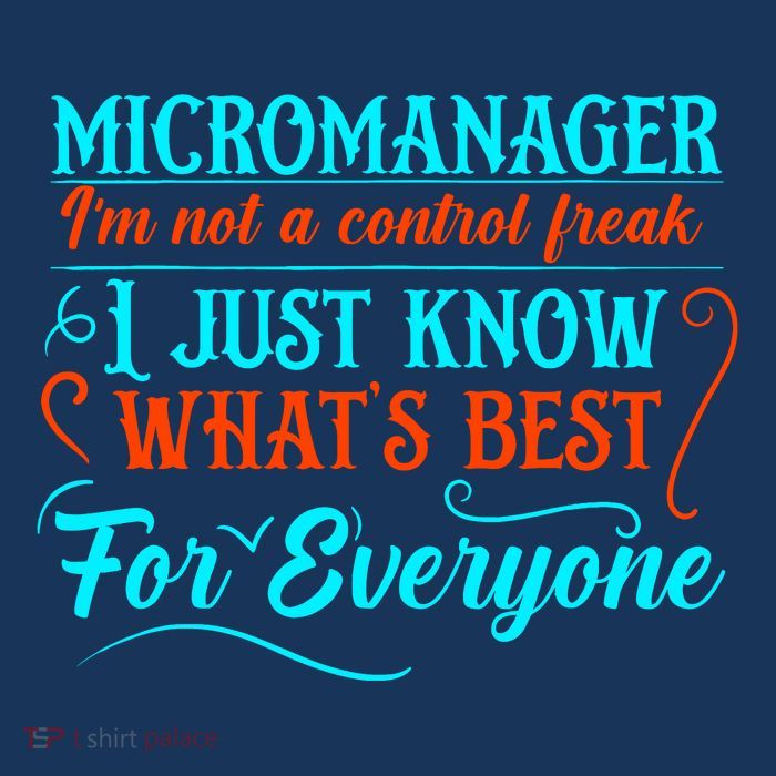 Micromanager IM Not A Control Freak Funny Supervisor Hoodie