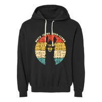 Math Is No Probllama Math Llama Teacher Graphic Plus Size Gift Garment-Dyed Fleece Hoodie