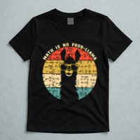 Math Is No Probllama Math Llama Teacher Graphic Plus Size Gift T-Shirt