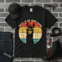 Math Is No Probllama Math Llama Teacher Graphic Plus Size Gift Tall T-Shirt