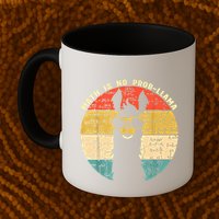 Math Is No Probllama Math Llama Teacher Graphic Plus Size Gift Mug