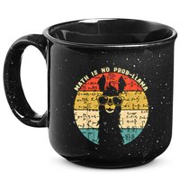 Math Is No Probllama Math Llama Teacher Graphic Plus Size Gift 15oz Campfire Ceramic Mug