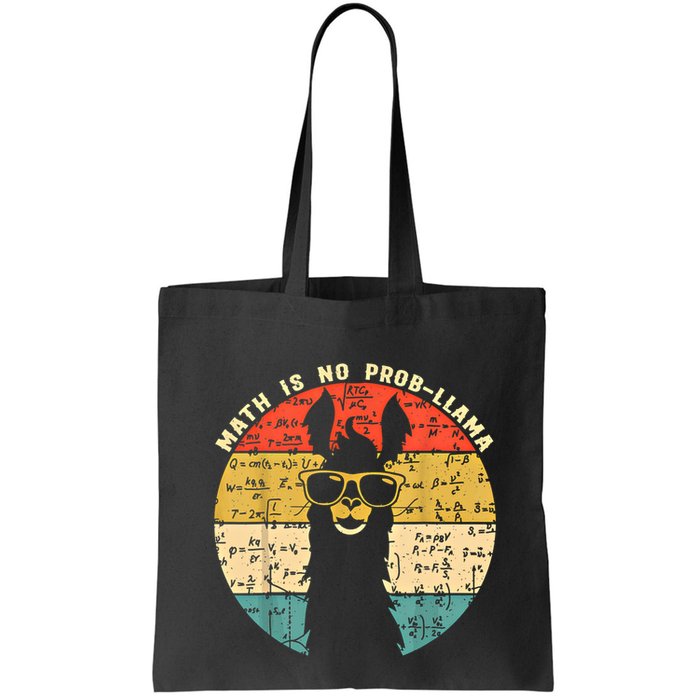Math Is No Probllama Math Llama Teacher Graphic Plus Size Gift Bag