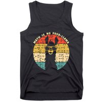 Math Is No Probllama Math Llama Teacher Graphic Plus Size Gift Tank Top