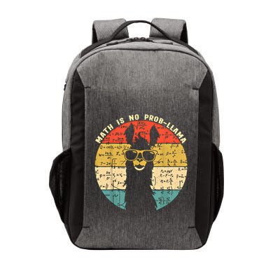 Math Is No Probllama Math Llama Teacher Graphic Plus Size Gift Vector Backpack
