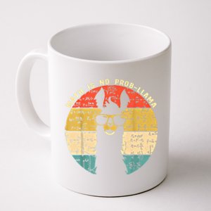 Math Is No Probllama Math Llama Teacher Graphic Plus Size Gift Coffee Mug