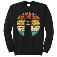 Math is No Prob-Llama Math Llama Teacher Sweatshirt