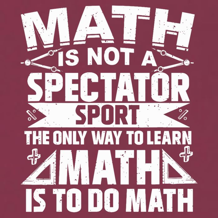 Math Is Not A Spectator Sport Mathematician Math Teacher 16oz Travel Tumbler