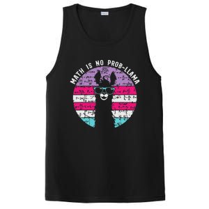 Math is No Prob-Llama Math Llama Teacher PosiCharge Competitor Tank