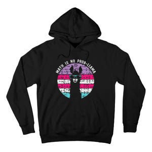 Math is No Prob-Llama Math Llama Teacher Tall Hoodie