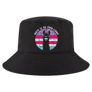 Math Is No Prob-Llama Teacher Student School Alpaca Cool Comfort Performance Bucket Hat