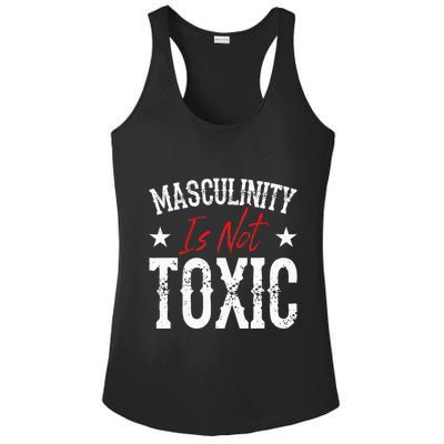 Masculinity Is Not Toxic Ladies PosiCharge Competitor Racerback Tank