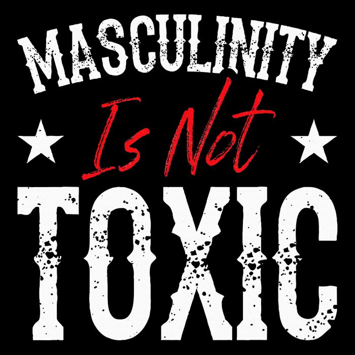 Masculinity Is Not Toxic Cropped Pullover Crew