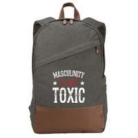 Masculinity Is Not Toxic Cotton Canvas Backpack