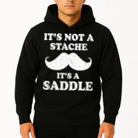 Mustache ItS Not A Stache ItS A Saddle Moustache Ride Hoodie