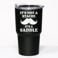 Mustache ItS Not A Stache ItS A Saddle Moustache Ride Tumbler
