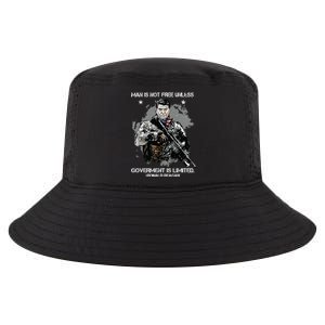 Man Is Not Free Unless Government Is Limited Cool Comfort Performance Bucket Hat