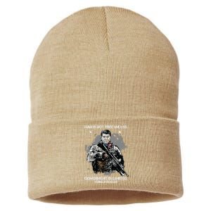 Man Is Not Free Unless Government Is Limited Sustainable Knit Beanie